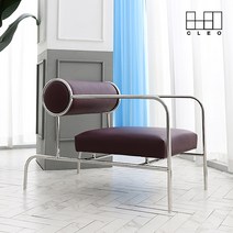끌레오 칸타 1인용 이태리 천연면피 세미 아닐린 가죽 소파 CL454, 퍼플