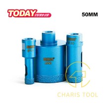 이화다이아몬드 융착코아비트 EC-BSL 50mm 포세린타일기리 융착코아 시공 그라인더 아답터 핸드드릴 석재 화강석 대리석 강화타일 천공용 EHWA 카리스툴, 1개