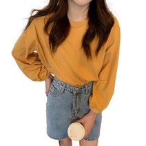 데이홀릭 데일리 소매주름 박시긴팔티