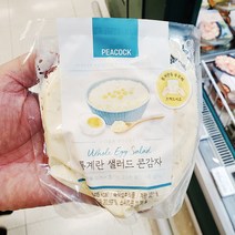 피코크 통계란 샐러드 콘감자 162g, 종이박스 아이스팩
