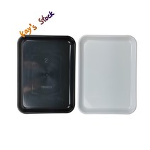 직사각화분받침 사각받침 일반받침 평받침 물받침 화분받침 홀더 케이스스탁, 5호, 블랙