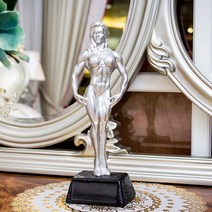 보디빌딩 피트니스 우승 피규어감사패 상패 헬스트로피 실버 상폐 트로피, 11