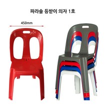 등받이 플라스틱의자 야외용 실내용 의자 1개 편의점의자 행사의자 간이의자 작업의자 보조의자 야외의자 플라스틱 의자 파라솔의자, 파랑