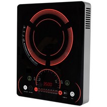 휴대용인덕션 가정용 전기 인덕션 쿠커 3500W 8 기어 에너지 절약 저어 튀김 냄비 상업용 배터리 스토브 특별 제공, [01] 빨간, [02] 미국