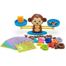 초등 저학년 사고력 수학교구 원숭이 양팔저울 무게비교 아빠랑 완구