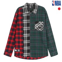 엔비에이 남성 블럭 체크 셔츠(N193SH301P)