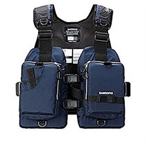 시마노 (SHIMANO) 라이프 재킷 플로팅 베스트 게임 베스트 라이트 VF-068T 무료 네이비