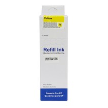 엡손 EPSON 재생잉크 T664 L100 L110 L120 L200 L210 L220 L300 L310 비정품잉크, 1개, 재생_T664노랑(70ml)