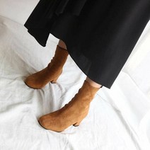 NAM 가을 패션 겨울 구두 여성화 앵글 부츠 데이트 코디