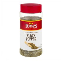 Tones Restaurant Black Pepper 톤즈 레스토랑 블랙 페퍼 후추 8oz(227g) x2팩, 1개