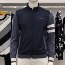 S/S 루이까스텔 남성 배색니트 팔 두줄장식 홑겹 점퍼 3MTJP507N