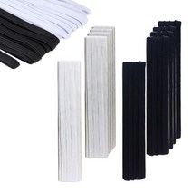 소폭 8골 천고무줄 면고무줄 2.5m 천고무밴, 검정 8골 250cm 5개