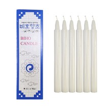국산 특호초(6개입) 비호양초 제사양초 절 양초, 5개