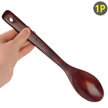 옻칠 나무주걱 조리 볶음 스푼 도구 기구 1개