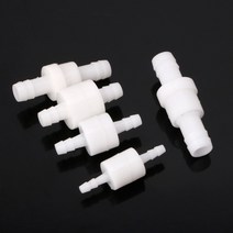 체크밸브 수도배관자재 직경 3mm 4mm 5mm 6mm 8mm 10mm 12mm 플라스틱 체크 밸브 편도 탑 인라인 역류 가스 액체 물 유체 스토퍼