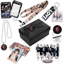 아이돌응원봉 커버 꾸미기 Kpop 스트레이 키즈 ODDINARY 선물 상자 세트 새 앨범 포토카드 MANIAC 로모 카드 스티커 랜야드 키링 팬, [05] 트와이스