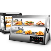 카운터탑쇼케이스 2단 3단 스텐 도어 마카롱 업소용, B 740x630x410mm