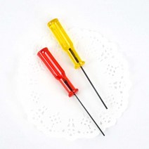 오렌지미싱 육각드라이버 육각렌치 오버록 바늘나사 교체시, 빨강(Φ1.5)