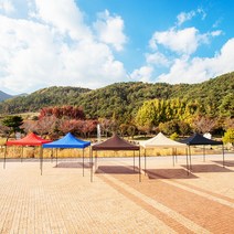 DZB 캐노피 천막 골조+지붕 접이식 포장마차 바람막이 야외 실내 테라스 옥상 그늘막 텐트 행사용, DZ천막3X4.5 블랙