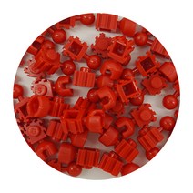 디폼블럭10mm165개 세트&부자재증정, H33_10mm 디폼블럭 관절디폼블럭 빨강(20개)