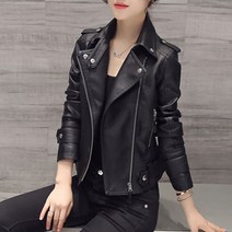 세미크롭 여성 가죽자켓 하늘비즈 C10 D109O657