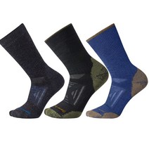 스마트울 마운티니어 엑스트라 쿠션 크루 등산 양말 SWB3AWS001, L, CHARCOAL