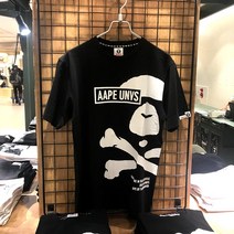 [이라운드몰]에이프 UNVS 티셔츠 블랙 AAP TE M2794XX 8
