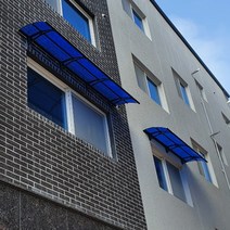 캐노픽스 350x1500 창문 처마 현관 비가림막 어닝 캐노피 설치 전문시공점, 블루, 블랙, 은백색(기본색상)