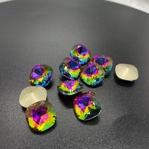 CTPA3bI 4470 크리스탈 AB Strass 유리 바느질에 Rhinestones 보석 쿠션 광장 스톤 DIY 의류 신발 쥬얼리, 12 Volcano_04 12mm-10pcs