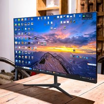 27인치 곡면 모니터 HDMI 게임용 PS4 대형 화면, 제트 블랙 32인치 곡면 75HZ