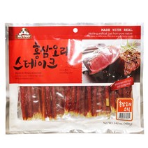 콜리 반려견껌 작은강아지 펫껌간식 샤페이 반려동물껌간식 홍삼오리스틱, 1개