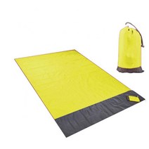 방수 비치 캠핑 매트 200x210cm 휴대용 야외 경량 피크닉 매트 비치 Naturehike 담요 하이킹 캠핑 장비, 노란색