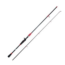 민물낚시대1.65/1.8/2.1m 카본 스피닝 캐스팅 낚싯대 루어 폴 2 피스 잉어 낚시 민물 바닷물 액세서리, 04 Red casting_03 2.1 M