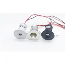 1W 미니 LED 통 12V RGB 디 밍이 가능한 스포트 라이트 IP65 계단 캐비닛 빛 15mm 침실 천장 Downlight, 파란_Black Housing | 120 Degree
