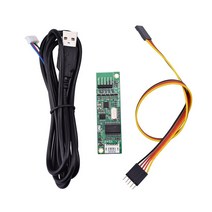 5와이어 저항 터치 유리 디지타이저 패널 드라이버 회로 보드 용 USB 컨트롤러 카드 키트