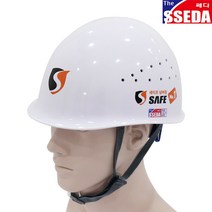 SSEDA 쎄다 MP형 통풍 안전모 (자동) / 건설 작업 머리보호 헬멧 머리 보호대 건설안전작업모, 화이트(무인쇄) 6개, 주문제작으로 교환반품 불가 동의합니다