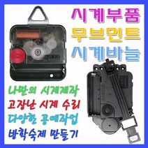 미호코리아 벽시계 부품 바늘세트 무소음 무브먼트 벽 시계 모터 부속 부속품 바늘 세트 QUARTZ 12888, 24번-최고급 무소음(13mm)