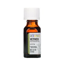 Aura Cacia 아우라 카시아 퓨어 에센셜 오일 베티버 15 ml, 1개