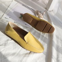 부드러운 소가죽 단화 접어신는 로퍼 2cm