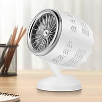 저소음 서큘레이터 선풍기 Portable Mini Small Desk Fan Turbo Blades Air Circulating Technology Mute s, 03 White Silver