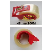 2배강력 넓은 투명 박스테이프+커터기세트 포장용테이프 박스포장 이사포장