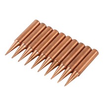 10 개/몫 구리 납땜 인두 팁 900M-T D rype 용접 스팅 액세서리 Lucky/936D/ATTEN 스테이션, 05 3.2D