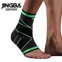 JINGBA SUPPORT 주황색 발목 보호대 농구 발목 보호대 골프 발목 보호대 2개, C 그린, 1개