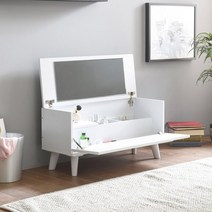 실용적인 접이식 확장공간 좌식화장대 학생용 신혼, 그레이