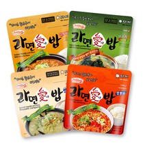 이지밥 라면애밥 4개 세트 전투식량 비상식량 등산 캠핑, 110g