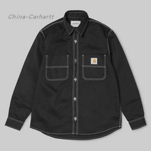 Carhartt 칼하트 wip 라펠 브레스트 캔버스 두꺼운 투백 셔츠 포켓 재킷