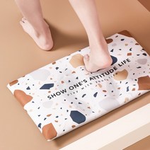 [도매큐] 빨아쓰는 2세대 규조토 발매트/세척 화장실발매트 욕실매트 주방매트 빨아쓰는발매트 욕실러그, 2)빨아쓰는규조토발매트(B-차콜)