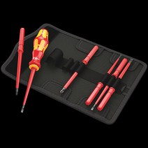 Wera 베라 절연드라이버세트 KK VDE 60 i/7 05003470 (7pcs) / 1000V 비트교체식 비트핸들 공구키트 공구 수공구 공구세트 (05 003470)
