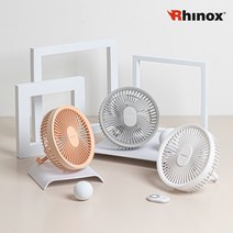 라이녹스 스탠드 써큘레이터 리모컨 탁상용 휴대용 선풍기, 화이트