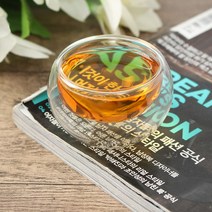 이중 내열유리 미니 찻잔 세트 티 녹차 홍차 과일차 유리컵 6p세트 50ml 로하티